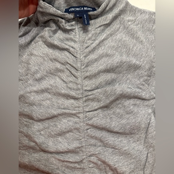 Veronica Beard Theresa Ruched Turtleneck - Picture 8 of 10